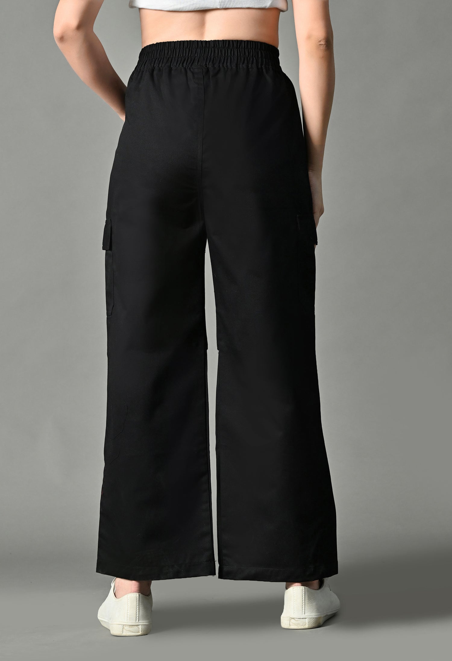 Utility Black Cargo Pants