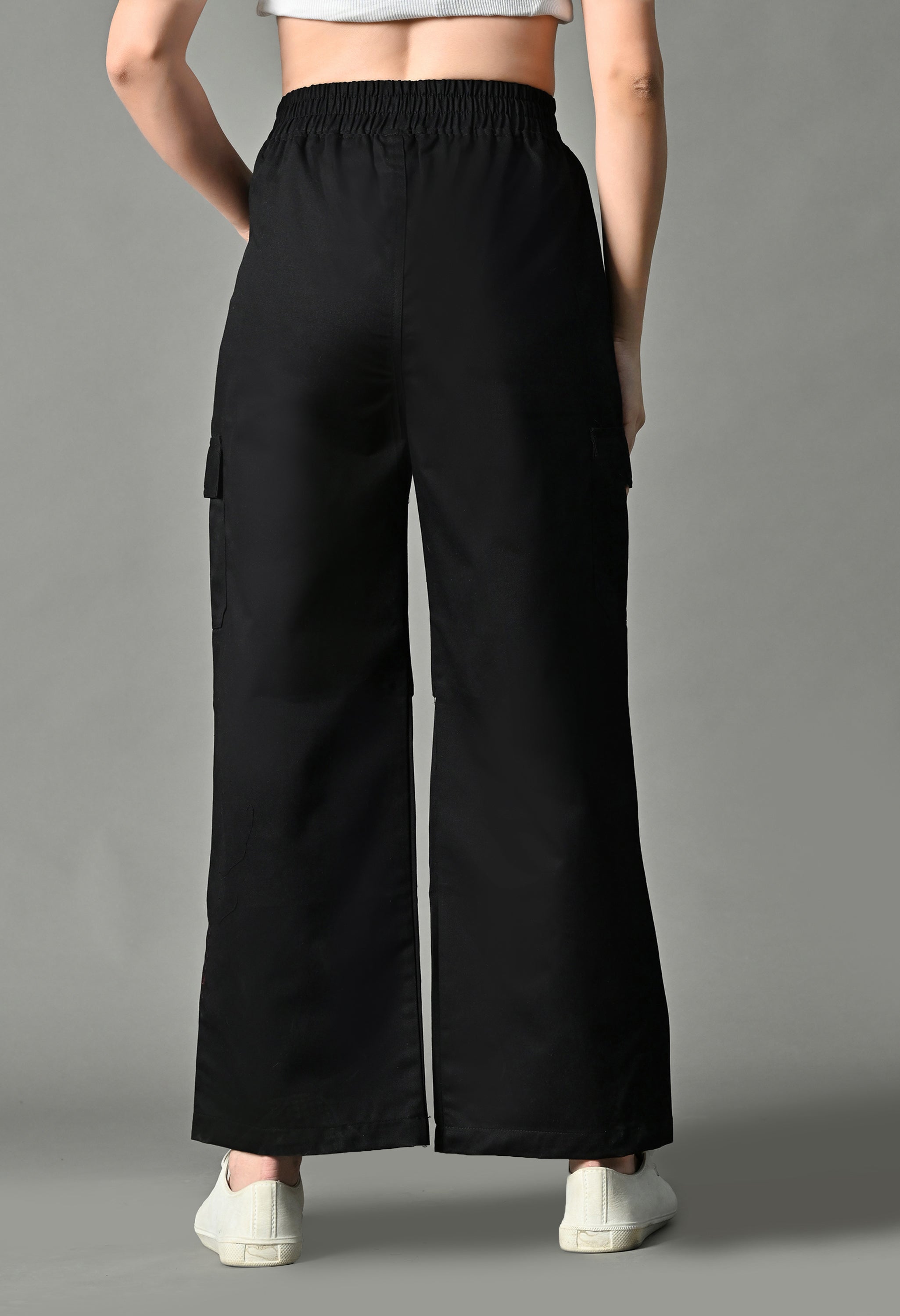 Utility Black Cargo Pants